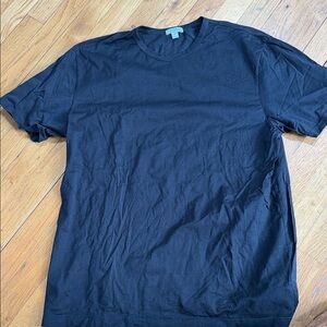 Sunspel Black Short Sleeve Tee